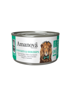 Amanova P06 Chicken & Shrimps in jelly 70 gram natvoeding