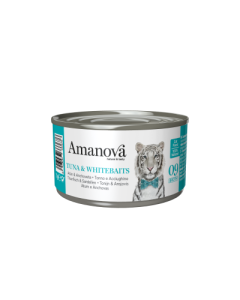 Amanova P09 Tuna & Whitebaits in broth 70 gram natvoeding