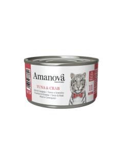 Amanova P11 Tuna & Crab in jelly 70 gram natvoeding