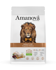 Amanova Low Grain Adult Exquisite Chicken Kattenbrokken