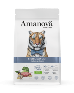 Amanova Low Grain Adult Sterilised Delicious Lamb Kattenbrokken