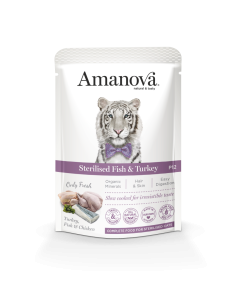 Amanova P11 Tasty Salmon & Turkey 85 gram natvoeding