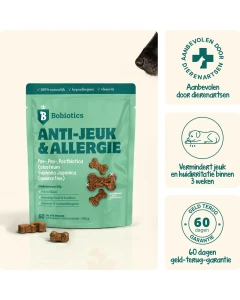 Bobiotics Probiotica Anti-jeuk & Allergie (vleesvrij) 60 snoepjes