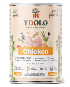 Ydolo Natvoer Adult Chicken 400 gram