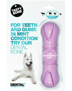 TastyBone Dental Bone - Raspberry & Mint