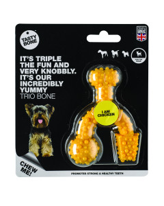 TastyBone Trio Bone Chicken Toy