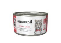 Amanova P11 Tuna & Crab in jelly 70 gram natvoeding