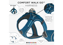 Dog Copenhagen Comfort Walk Go Harness Ocean Blue