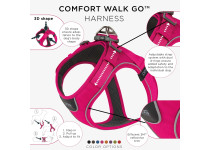 Dog Copenhagen Comfort Walk Go Harness Wild Rose