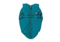 Fuzzyard Hondenjas met tuig Flash Jacket Dark Teal