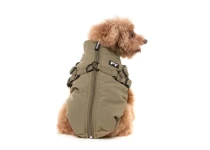 Fuzzyard Hondenjas met tuig Flash Jacket Khaki