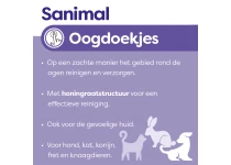 Sanimal Oogdoekjes 100 stuks