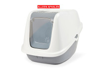 Savic Nestor Giant Kattenbak grijs/wit