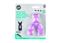 TastyBone Dental Trio Bone Toy Raspberry & Mint