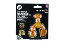 TastyBone Trio Bone Peanut Butter Toy