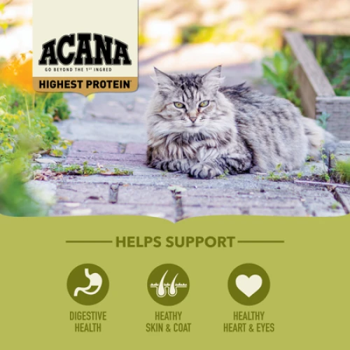 Acana Highest Protein Cat Grasslands Kattenbrokken