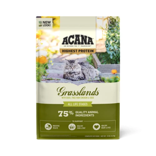 Acana Highest Protein Cat Grasslands Kattenbrokken