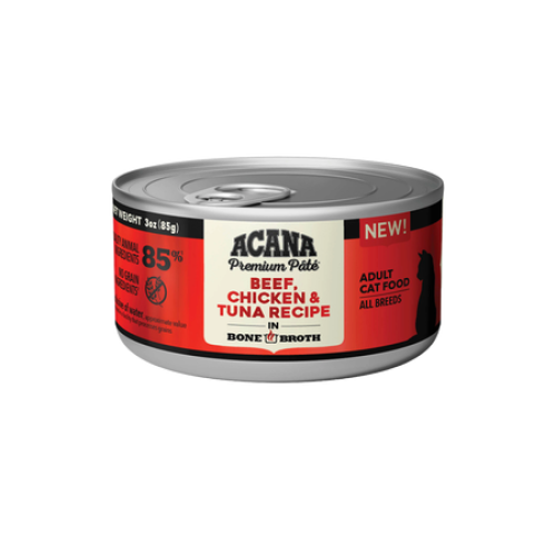 Acana Cat Premium Pate Beef Recipe 85 gram blikvoeding