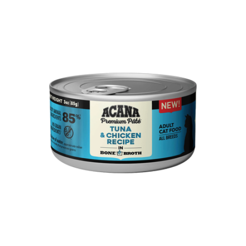 Acana Cat Premium Pate Tuna & Chicken Recipe 85 gram blikvoeding