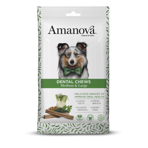 Amanova Dental Chews Medium & Large 7 stuks/180 gram