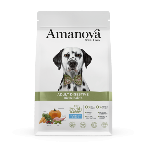 Amanova Grain Free Adult Digestive Divine Rabbit Hondenbrokken