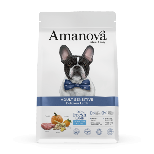 Amanova Grain Free Adult Sensitive Delicious Lamb Hondenbrokken