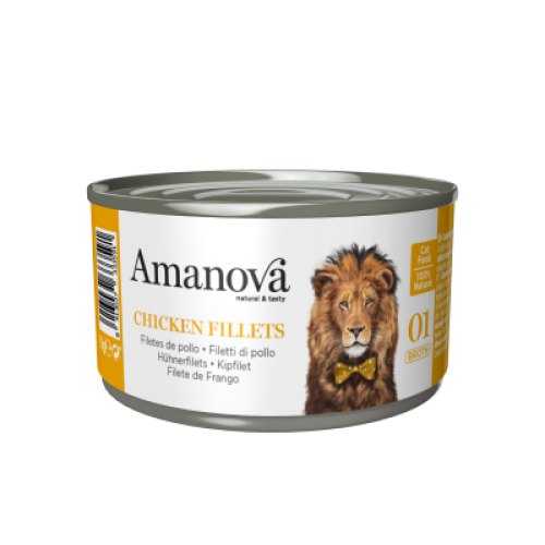 Amanova P01 Chicken Fillets in broth 70 gram natvoeding