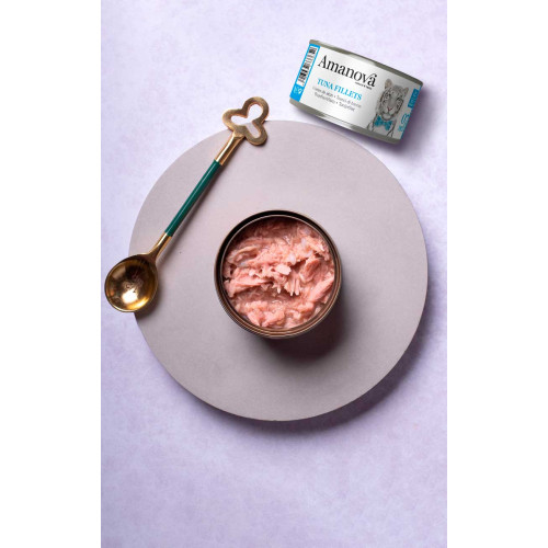 Amanova P07 Tuna Fillets in broth 70 gram natvoeding