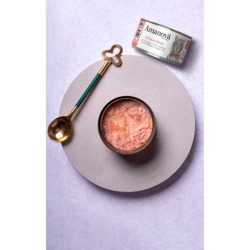 Amanova P11 Tuna & Crab in jelly 70 gram natvoeding