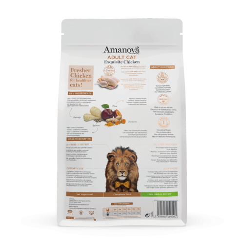 Amanova Low Grain Adult Exquisite Chicken Kattenbrokken