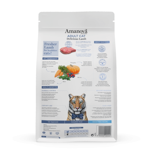 Amanova Grain Free Adult Delicious Lamb Kattenbrokken