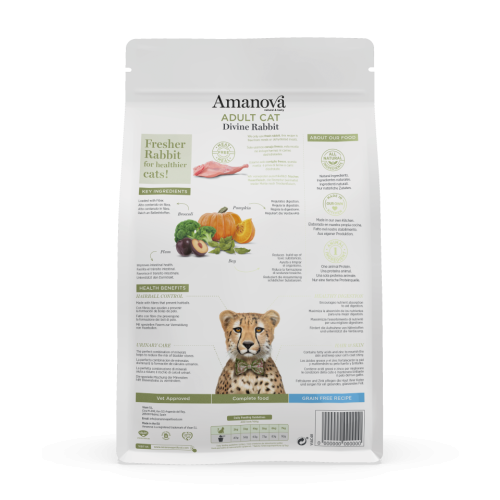Amanova Grain Free Adult Divine Rabbit Kattenbrokken