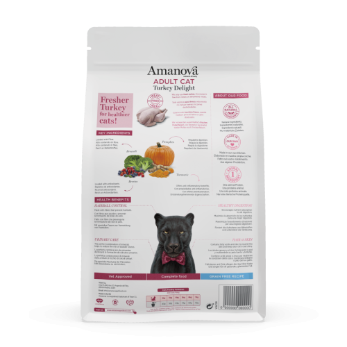 Amanova Grain Free Adult Turkey Delight Kattenbrokken