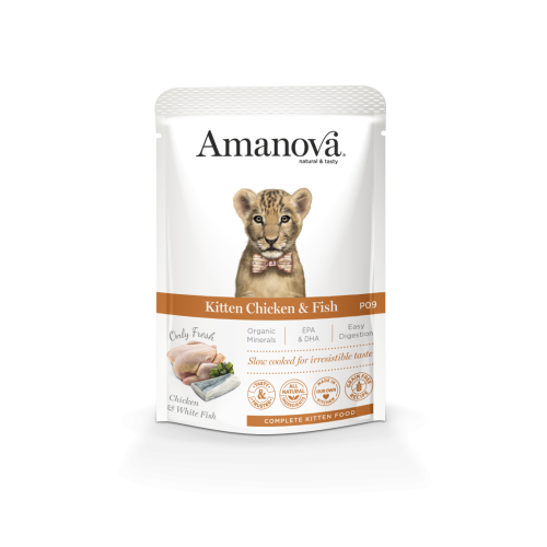 Amanova P09 Kitten Chicken & Fish 85 gram natvoeding