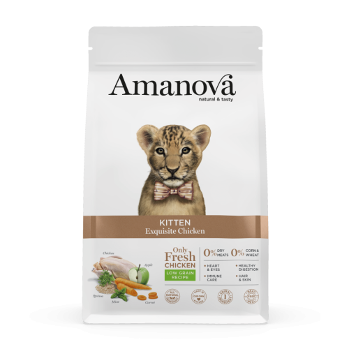 Amanova Low Grain Kitten Exquisite Chicken Kattenbrokken