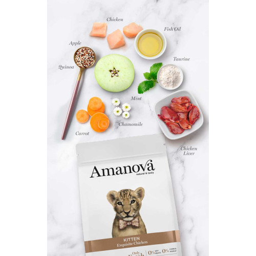Amanova Low Grain Kitten Exquisite Chicken Kattenbrokken