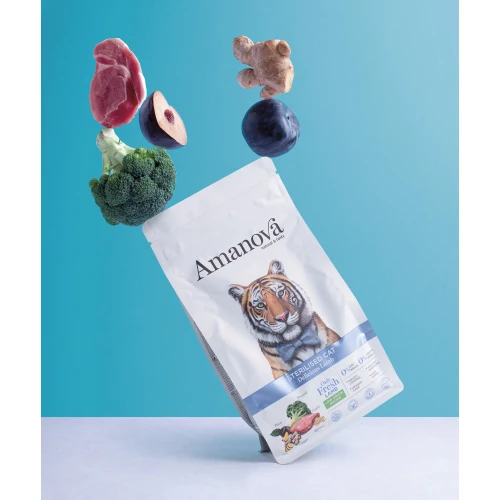 Amanova Low Grain Adult Sterilised Delicious Lamb Kattenbrokken