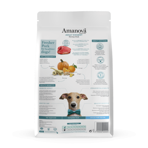 Amanova Grain Free Adult Exigent Iberian Pork Hondenbrokken