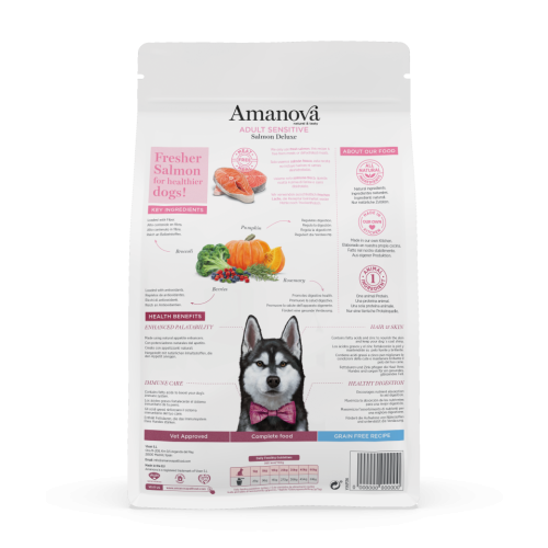 Amanova Grain Free Adult Sensitive Salmon Deluxe Hondenbrokken