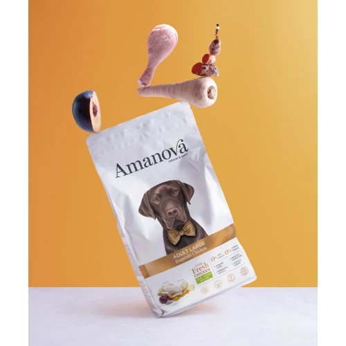 Amanova Low Grain Adult Large Exquisite Chicken 12 kilo Hondenbrokken