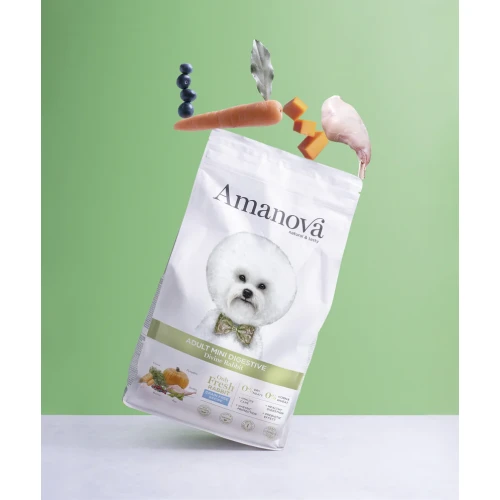 Amanova Grain Free Adult Mini Digestive Divine Rabbit Hondenbrokken