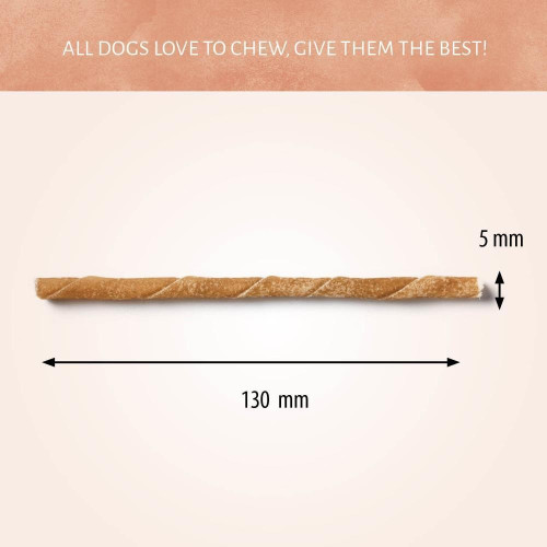 Antos Buffelhuid Roll Sticks 5"  4-6 mm hondenkluif