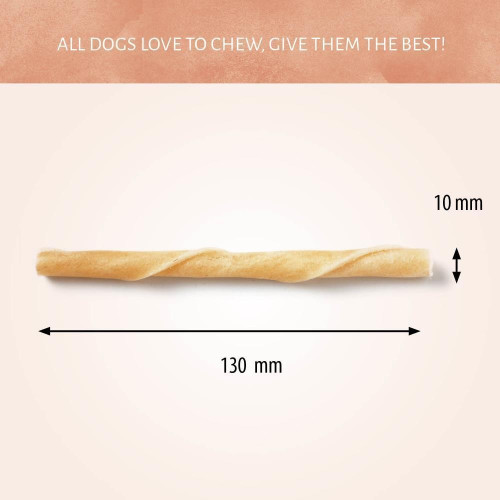 Antos Buffelhuid Roll Sticks 5"  4-6 mm hondenkluif