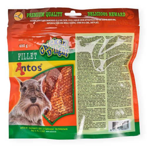 Antos Chicken D'light Fillet hondensnack