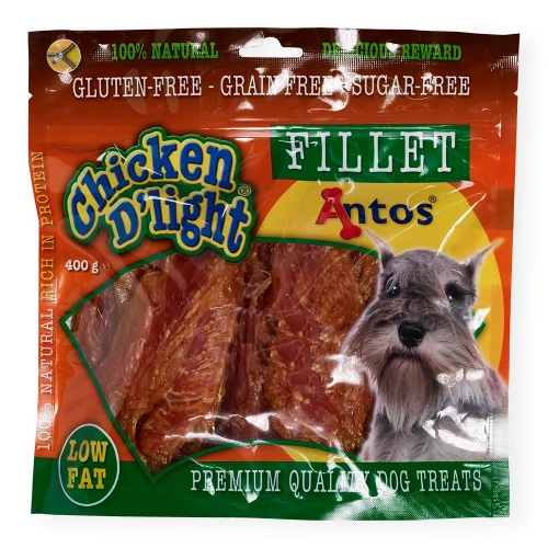 Antos Chicken D'light Fillet hondensnack
