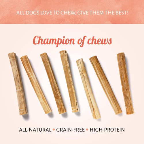 Buffelhuid kauwstaaf 20 mm 20 pcs