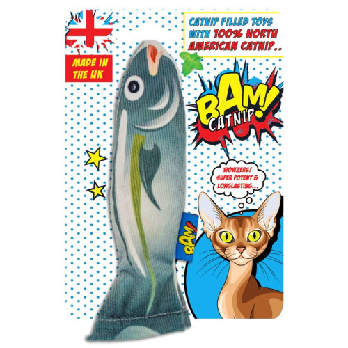 BAM! Catnip Fish kattenspeelgoed