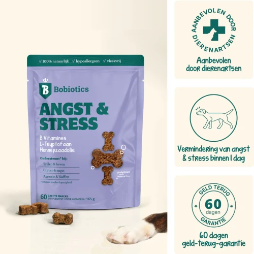 Bobiotics Angst & Stress (vleesvrij) 60 snoepjes