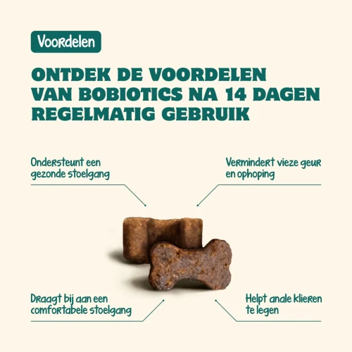 Bobiotics Probiotica Anti-Anaalklieren (vleesvrij) 60 snoepjes