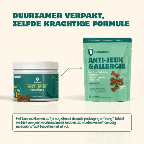 Bobiotics Probiotica Anti-jeuk & Allergie (vleesvrij) 60 snoepjes